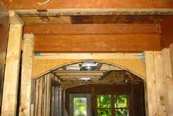 arch along beam