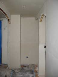 view of space for shelf
