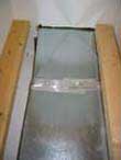 duct in tiny linen closet
