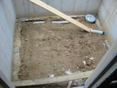 muddy basement