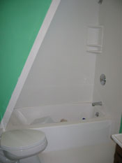 white shower