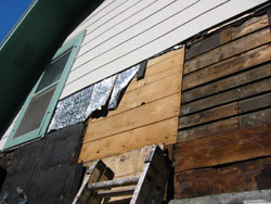 siding layers, panel