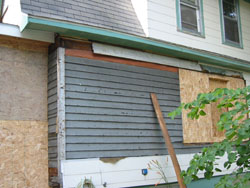 wood siding