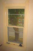window at top of stairs