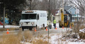 city of Madison water truck